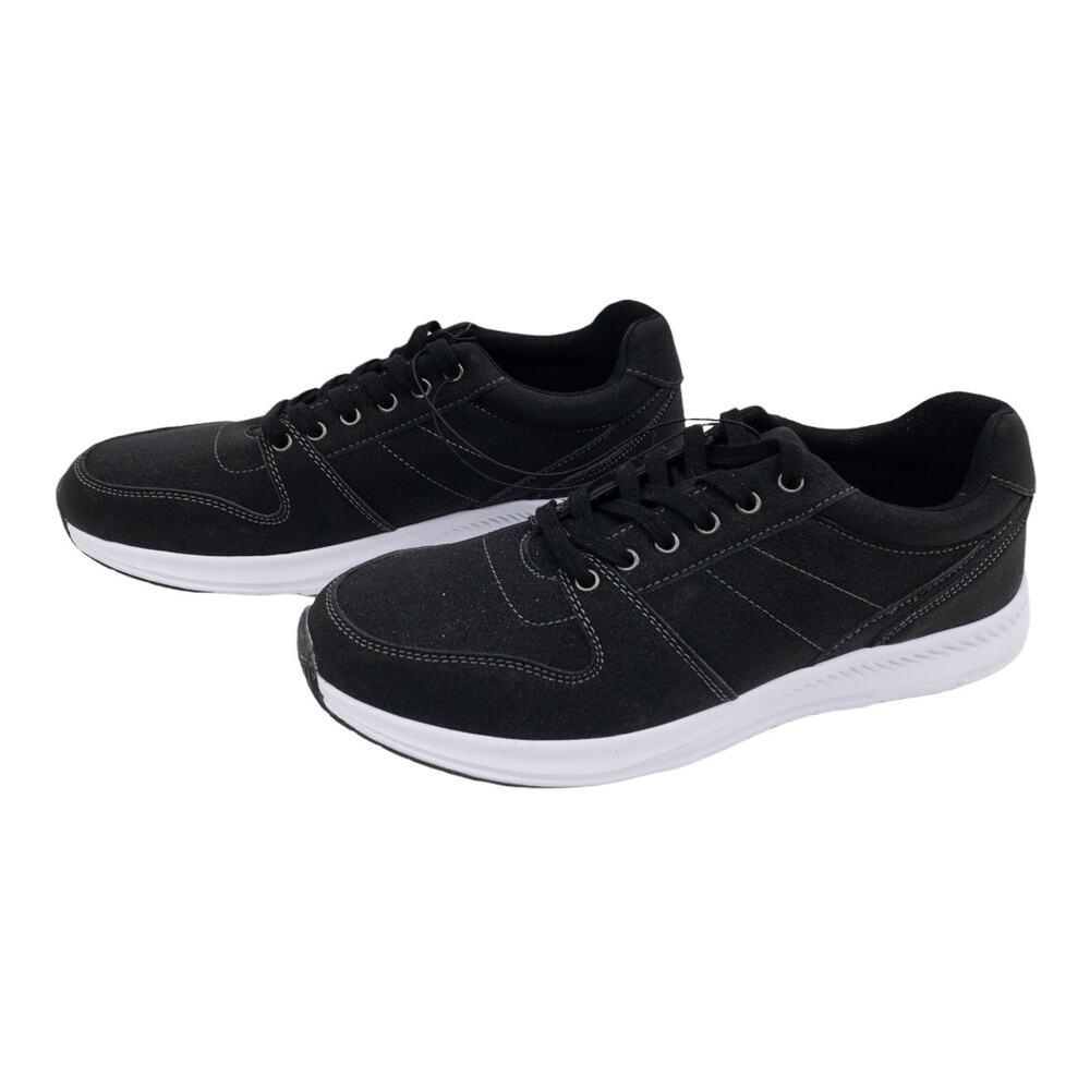 Weatherproof Vintage Russell Men's Sneaker Size 9 Black Lace-Up Casual Canvas